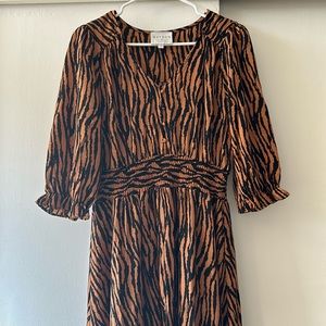 Tiger stripe maxi dress